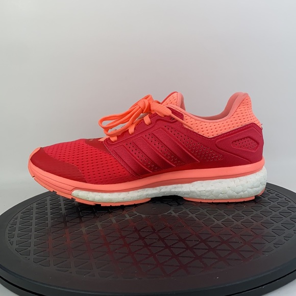 Adidas Supernova Glide Boost 8 Red Athletic Running Shoes AF6558 Women's Size 6 - Picture 9 of 11